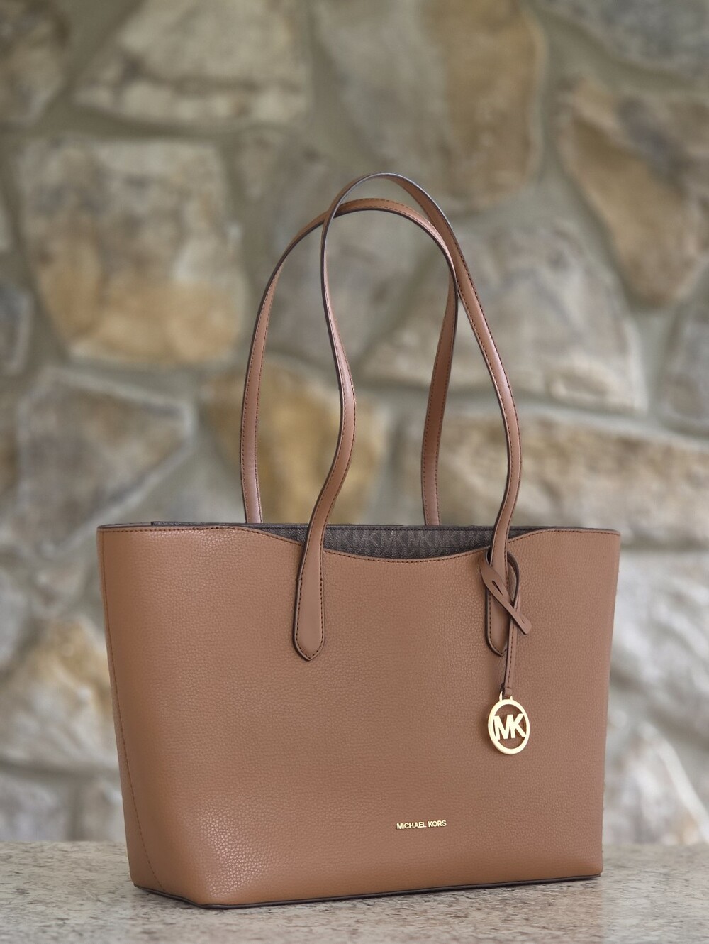 Michael Kors Arden Large Brown Tote